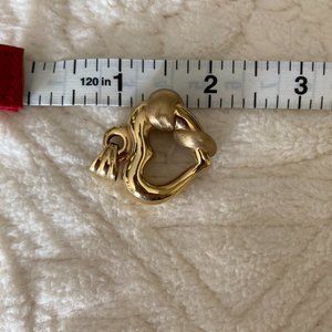 Puff Heart Pendant 10k Gold